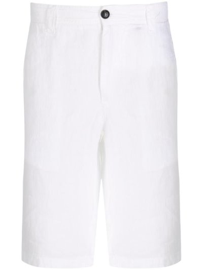 σορτσ Armani Emporio Logo Plaque Chino ανδρικα ασπρα | GR24668