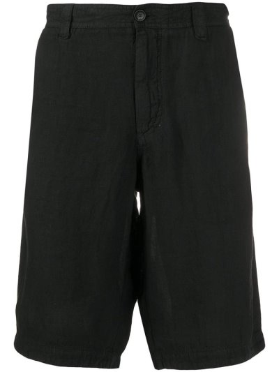 σορτσ Armani Emporio Logo Plaque Chino ανδρικα μαυρα | GR79113