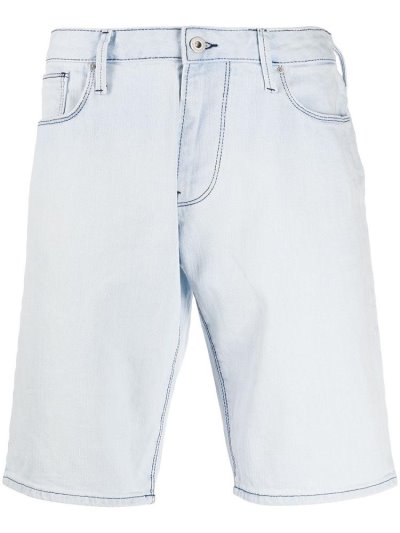 σορτσ Armani Emporio Mid Length Denim ανδρικα μπλε | GR18822