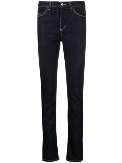 τζιν παντελονι Armani Emporio Contrast Stitch Skinny γυναικεια μπλε | GR22523