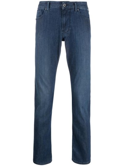 τζιν παντελονι Armani Emporio Denim Low Rise ανδρικα μπλε | GR59334
