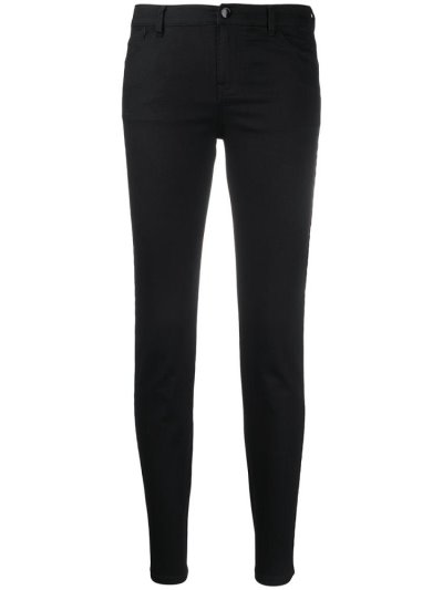 τζιν παντελονι Armani Emporio Denim Logo Tape Skinny γυναικεια μαυρα | GR62736