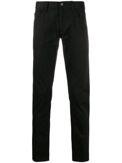 τζιν παντελονι Armani Emporio Low Rise Slim Fit ανδρικα μαυρα | GR04068