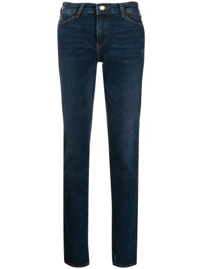 τζιν παντελονι Armani Emporio Low Rise Skinny γυναικεια μπλε | GR61130