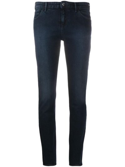 τζιν παντελονι Armani Emporio Low Rise Skinny γυναικεια μπλε | GR72611