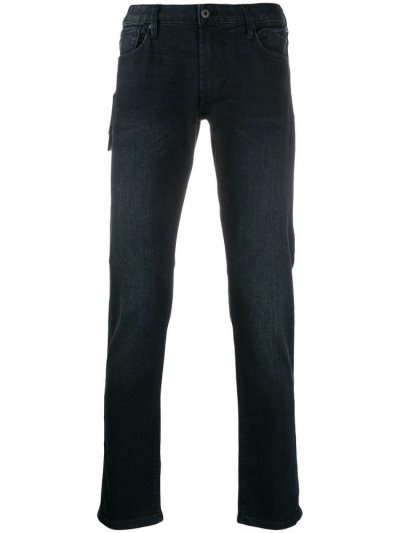 τζιν παντελονι Armani Emporio Mid Rise Slim Fit ανδρικα μπλε | GR25441