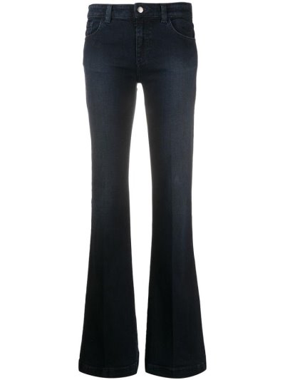 τζιν παντελονι Armani Emporio Mid Rise Bootcut γυναικεια μπλε | GR42670