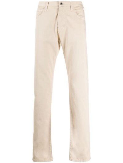 τζιν παντελονι Armani Emporio Mid Rise Straight Leg ανδρικα Μπεζ | GR46161