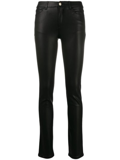 τζιν παντελονι Armani Emporio Mid Rise Skinny γυναικεια μαυρα | GR83945