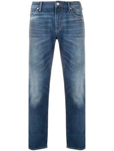 τζιν παντελονι Armani Emporio Mid Rise Loose Fit ανδρικα μπλε | GR86285