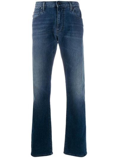 τζιν παντελονι Armani Emporio Regular Fit ανδρικα μπλε | GR40607