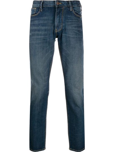 τζιν παντελονι Armani Emporio Slim Fit ανδρικα μπλε | GR21979