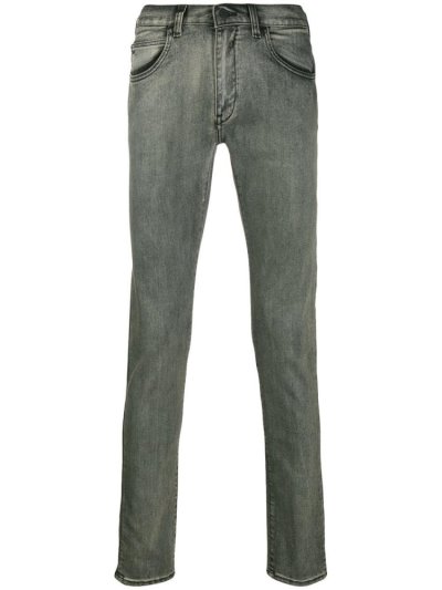 τζιν παντελονι Armani Emporio Slim Fit ανδρικα γκρι | GR22983