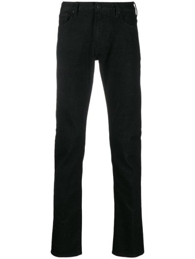 τζιν παντελονι Armani Emporio Slim ανδρικα μαυρα | GR74547