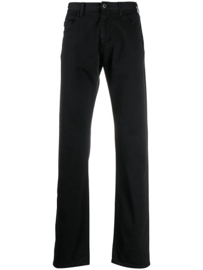 τζιν παντελονι Armani Emporio Slim Fit ανδρικα μαυρα | GR85275
