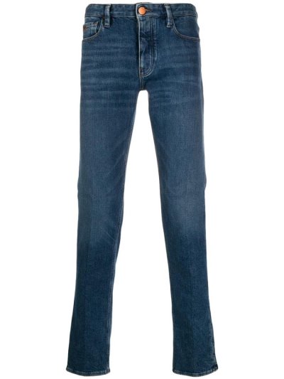 τζιν παντελονι Armani Emporio Slim Fit ανδρικα μπλε | GR85923