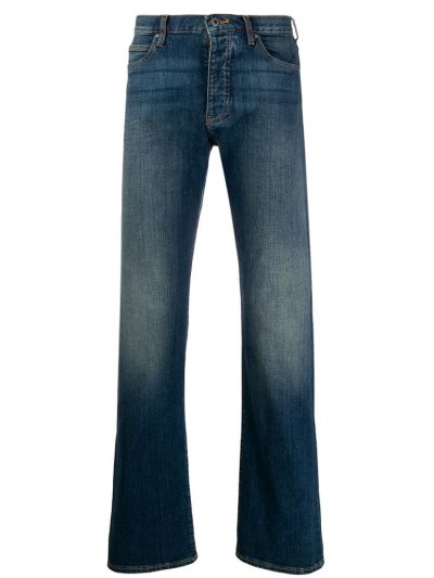 τζιν παντελονι Armani Emporio Straight Leg ανδρικα μπλε | GR22266