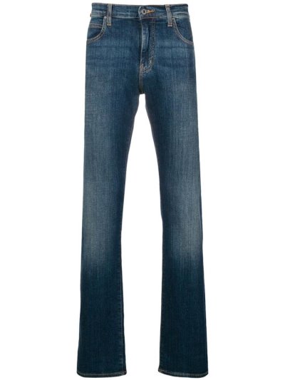 τζιν παντελονι Armani Emporio Straight Leg ανδρικα μπλε | GR44076
