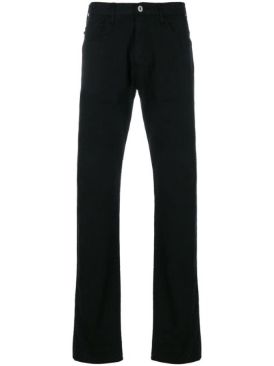 τζιν παντελονι Armani Emporio Straight Leg ανδρικα μαυρα | GR48609