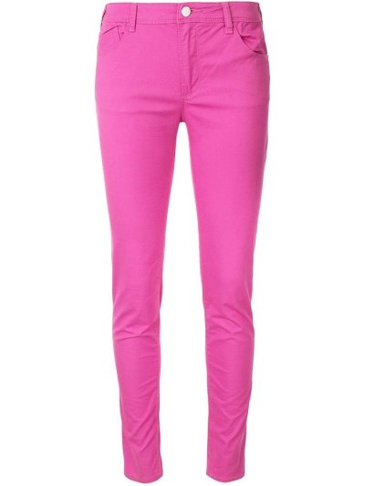 τζιν παντελονι Armani Emporio Stretch Skinny γυναικεια ροζ | GR91196