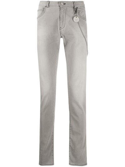 τζιν παντελονι Armani Emporio Straight Cut ανδρικα γκρι | GR97899