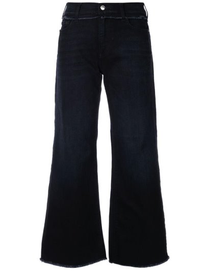 τζιν παντελονι Armani Emporio φαρδια Leg γυναικεια μπλε | GR69208