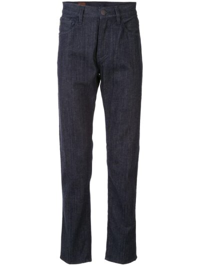 τζιν παντελονι Giorgio Armani High Rise Straight Leg ανδρικα μπλε | GR74286