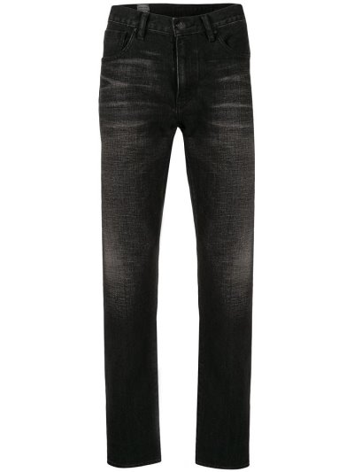 τζιν παντελονι Giorgio Armani Mid Rise Slim Fit ανδρικα γκρι | GR04915