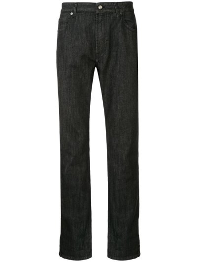 τζιν παντελονι Giorgio Armani Straight Leg ανδρικα μαυρα | GR16094