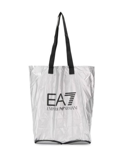 τσάντες αγορών Ea7 Emporio Armani Logo ανδρικα γκρι | GR60931