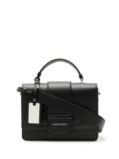 τσάντεσ tote Armani Emporio Embossed Logo γυναικεια μαυρα | GR75073