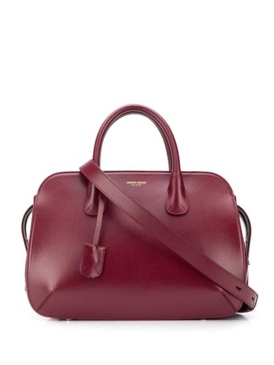 τσάντεσ tote Giorgio Armani Logo Top Handle γυναικεια κοκκινα | GR78737