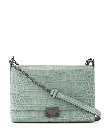 τσάντεσ χιαστί Armani Emporio Crocodile Effect γυναικεια πρασινο | GR92705