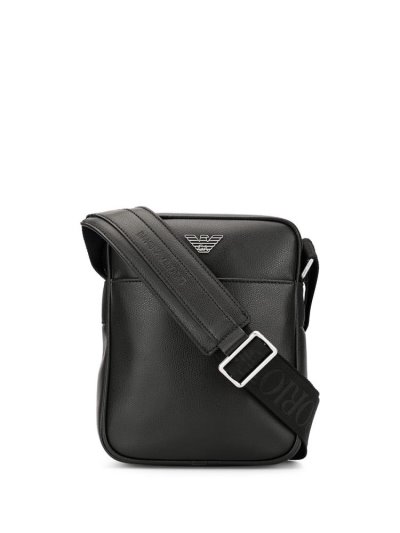 τσάντεσ ώμου Armani Emporio Eagle Logo ανδρικα μαυρα | GR66738