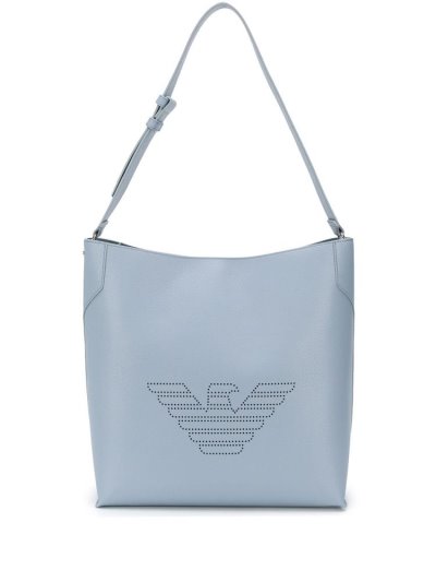 τσάντεσ ώμου Armani Emporio Fretwork Logo γυναικεια μπλε | GR18114