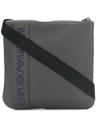 τσάντεσ ώμου Armani Emporio Logo ανδρικα γκρι | GR68685