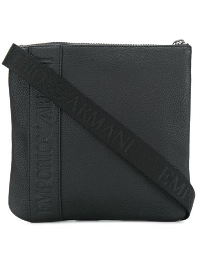 τσάντεσ ώμου Armani Emporio Logo ανδρικα μαυρα | GR71137
