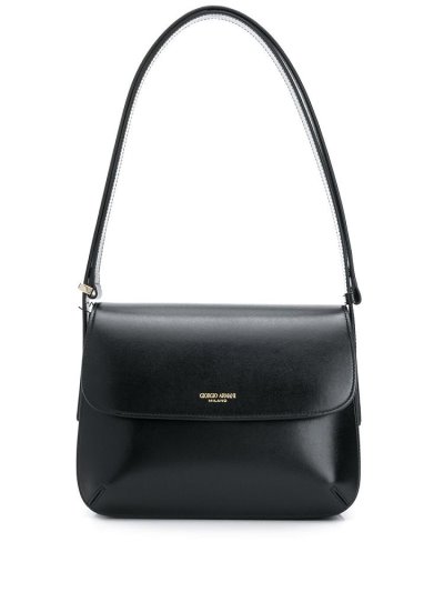 τσάντεσ ώμου Giorgio Armani Logo Stamp γυναικεια μαυρα | GR23608
