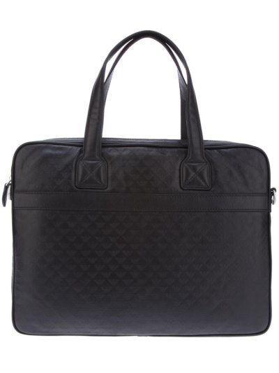 τσαντα Armani Emporio Logo Embossed Laptop Bags ανδρικα μαυρα | GR31115