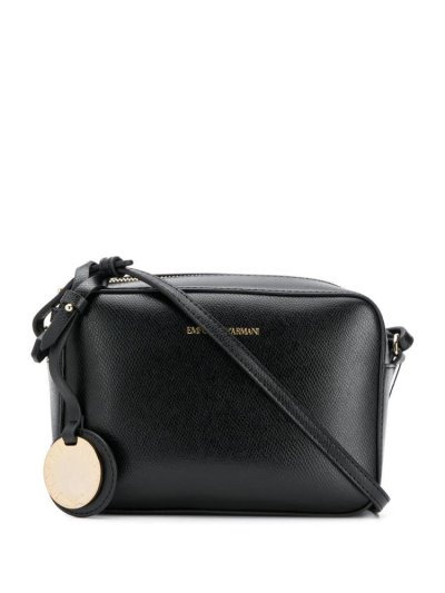 τσαντα Armani Emporio Textured Camera Bag γυναικεια μαυρα | GR09923