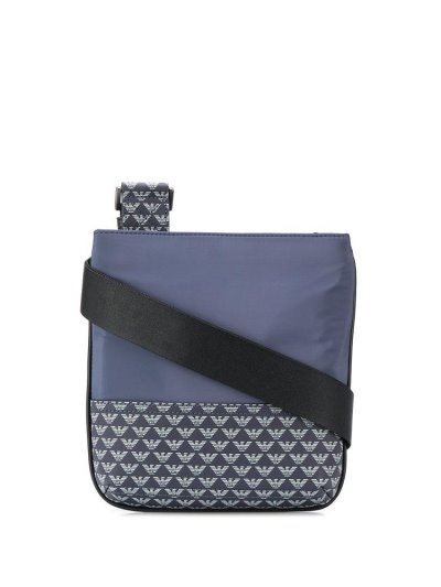 τσαντεσ messenger Armani Emporio Monogram Print ανδρικα μπλε | GR88888