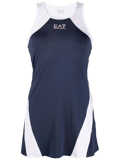 φορεμα Ea7 Emporio Armani Cut Out τενις γυναικεια μπλε | GR66330