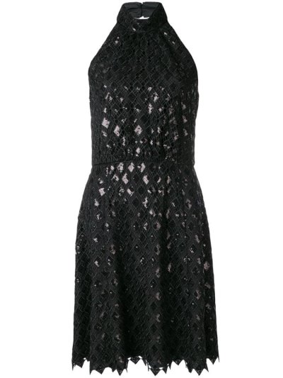 φορεμα Armani Emporio Diamond Macramé γυναικεια μαυρα | GR86478