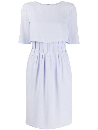 φορεμα Armani Emporio Double Layer Shift φορεμα γυναικεια μωβ | GR97351