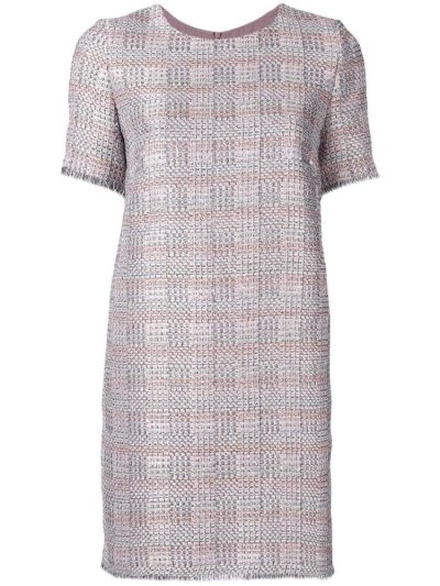 φορεμα Armani Emporio Frayed Edge γυναικεια μωβ | GR27498