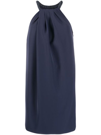 φορεμα Armani Emporio Halterneck Shift φορεμα γυναικεια μπλε | GR83662