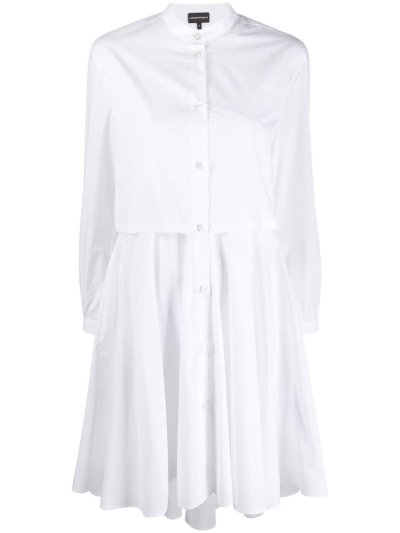 φορεμα Armani Emporio Layered Shirt φορεμα γυναικεια ασπρα | GR47581