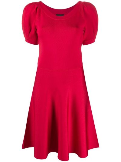φορεμα Armani Emporio Puff Sleeve Mini γυναικεια κοκκινα | GR36044