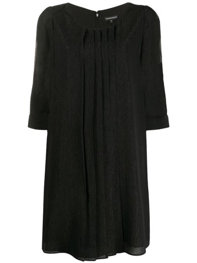 φορεμα Armani Emporio Slit Sleeve Shift φορεμα γυναικεια μαυρα | GR84514