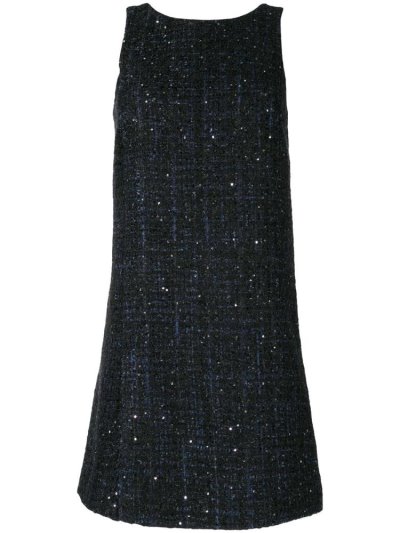 φορεμα Armani Emporio Tweed Shift φορεμα γυναικεια μπλε | GR90814